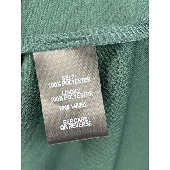 Torrid Green Velvet Burnout Cold Shoulder Skater Dress 3X NEW - Picture 6 of 7